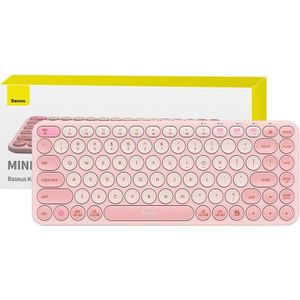 Baseus K01A draadloos Tri-Mode Keyboard Baby roze