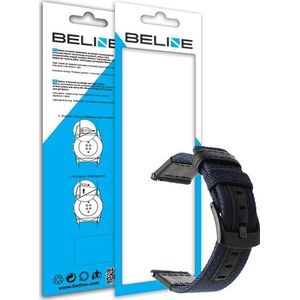 Beline band Watch 22mm Weekender blauw/zwart