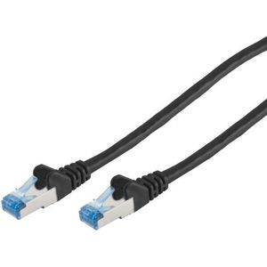 No-Name Patchkabel CAT6a RJ45 S/FTP PiMF 2m zwart