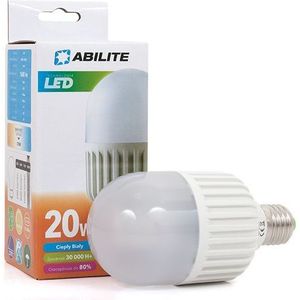 Abilite lamp E27 Mango  inchMleczna inch B.ciepły, 20W/230V 1600lm kąt św. 270Â° (RETRO) M70 (5901583545887)