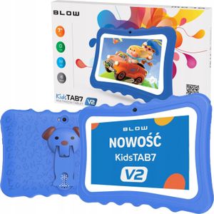 BLOW Tablet KidsTAB7 V2 4/32GB blauw etui 2MP