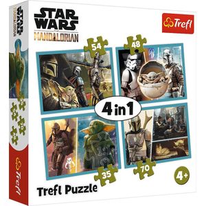 Trefl - Puzzles -  inch4w1 inch - The Mandalorian / Lucasfilm Star Wars The Mandalorian