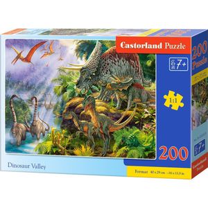 Castorland Dinosaur Valley- 200pcs