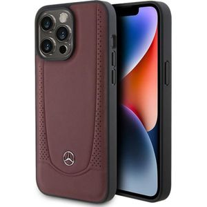 Mercedes MEHCP15LARMRE iPhone 15 Pro 6.1 inch rood/rood hardcase Leather Urban Bengale