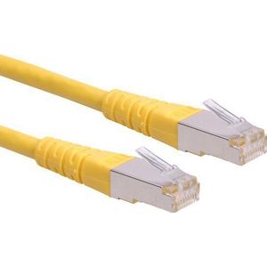 ROLINE S/FTP- (PiMF- )Patch Cable Kat.6, geel, 7m (21.15.1372)