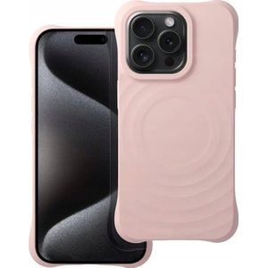 Silicone Zephyr Mag Cover kompatybilny met MagSafe voor IPHONE 16 roze
