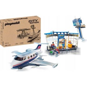 PLAYMOBIL serie met figurkami City Action 71153 luchthaven met samolotem