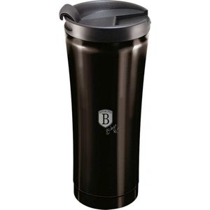 Berlinger Haus thermosbeker Pro 500 ml RVS/siliconen zwart