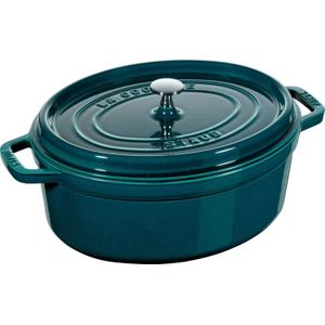 Staub La Mer Ovale Stoofpan van Gietijzer - 31 cm - 5,5 liter