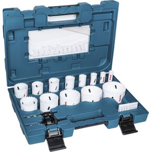 MAKITA ACCESSOIRES D-63993 - 13-DELIGE GATENZAGEN IN VERSCHILLENDE MATEN VOOR HOUT, PVC, NON-FERRO METALEN - D-63993