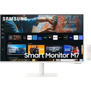 Samsung Monitor 27 inches SMATY M7 VA 3840x2160 UHD 16:9 1xHDMI 2x USB 2.0 1xUSB-C (65W) WiFi/BT 4ms(GTG) speakers flat wit 2Yd2d (LS27CM703UUXD)