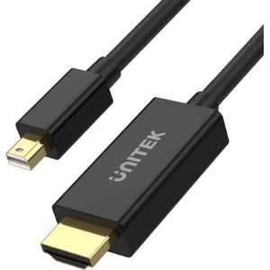 UNITEK V1152A Adapter miniDP - HDMI 4K 30Hz kabel 2m