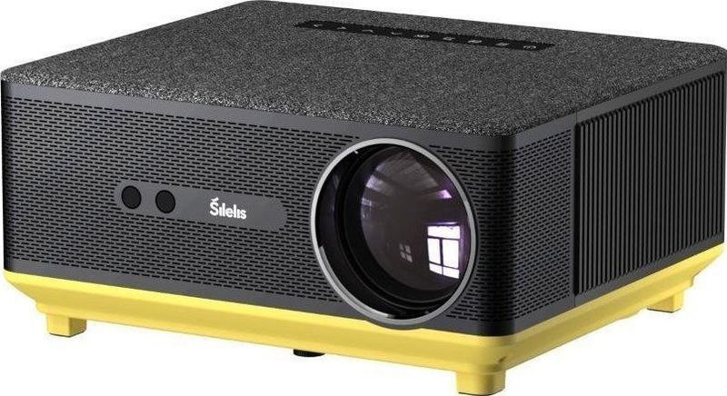 Silelis Projector LED projector P5 FullHD (1920x 1080 natively), autofocus, auto keystone, 9000 Lumens, 8000:1 (2xHDMI, 2xUSB, 1x AV, WiFi, audio 3.5mm)