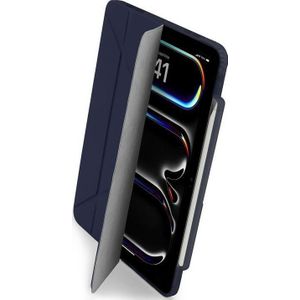 Pipetto tablet hoes Origami No3 Pencil Case, donker blauw - iPad Pro 11 (2024)