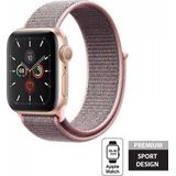 Crong Crong Nylon - band sport voor Apple Watch 38/40/41 mm (licht roze)