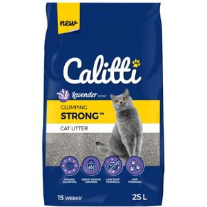 Calitti Strong Lavender - Bentoniet grit 25 l