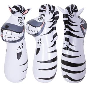 Jilong tas BOKSERSKI opblaasbaar dier 53089 ZEBRA