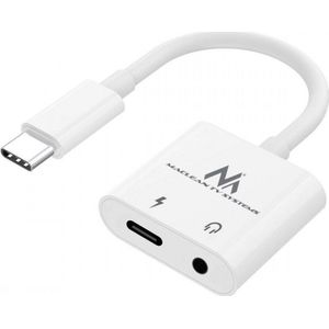 Maclean MCTV-848 - Adapter USB Type-C - 3,5mm mini jack z Power Delivery (PD) 30W