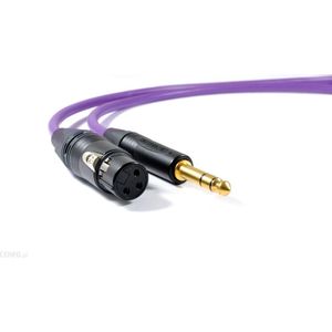 Melodika Cable Jack 6.3mm - XLR 12m paars