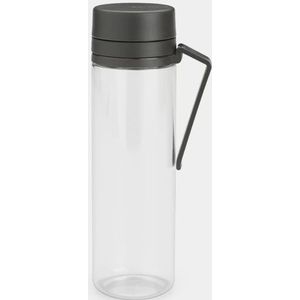 Brabantia - Make & Take Drinkfles - Dark Grey - 0,5 l - Met Fruitfilter
