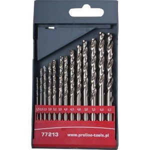 Pro-Line Drill HSS cylindrical 2 7 4.5 4 5.5 5 3 2.5 3.5 6 6.5 7.5 8mm set (77214)