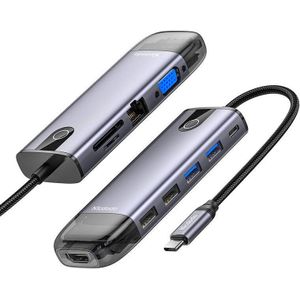 Mcdodo HU-7420 6-in-1 USB-C Hub (USB-C, USB3.0*2, SD, TF, HDMI)