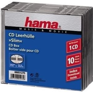 Hama Cd Slim Box - 10 stuks