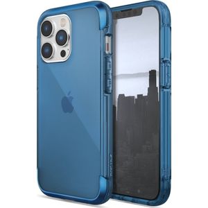 Raptic X-Doria Air Case etui iPhone 14 Pro Max gepantserd hoes blauw