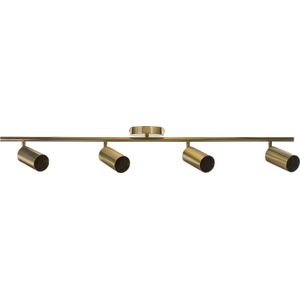 Activejet viervoudige gouden plafond wandlamp SPECTRA stripspot GU10 voor woonkamer