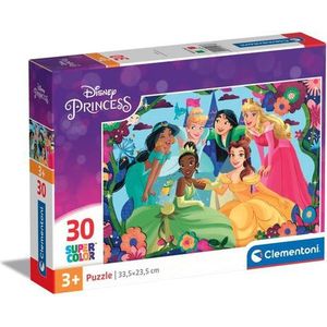 Clementoni Supercolor Disney Princess Legpuzzel 30 stuk(s) Stripfiguren