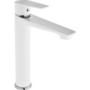 Invena wastafelkraan Dokos staand wit (BU-19-W02)