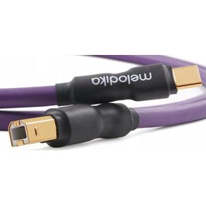 Melodika Kabel USB USB-C - USB-B 0.3 m paars (MELO-MDUCB03)