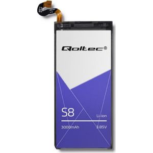 Qoltec batterij voor Samsung S8 3000mAh