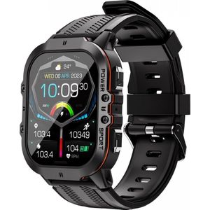 OUKITEL Smartwatch BT20 (BT20-OE/OL) Zwart, Oranje