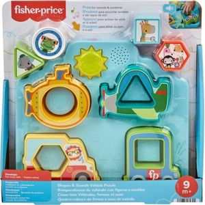 Mattel Fisher Price puzzel voertuigen en vormen HRP31