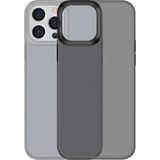 Baseus Simple Series Case transparant gel etui iPhone 13 Pro zwart (ARAJ000401)