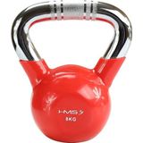 HMS Kettlebell verchroomd 8 kg rood KTC08