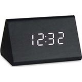 Giftdecor digitaal horloge stationair zwart PVC Drewno MDF (11,7 x 7,5 x 8 cm)