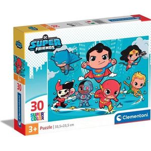 Clementoni Supercolor DC Comics Superfriends Legpuzzel 30 stuk(s) Stripfiguren