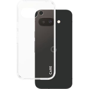 Panzerglass CARE by ® Flagship Case Transparent Urban Combat w. Clear Frame Google Pixel 9a mobiele telefoon behuizingen Hoes Transparant