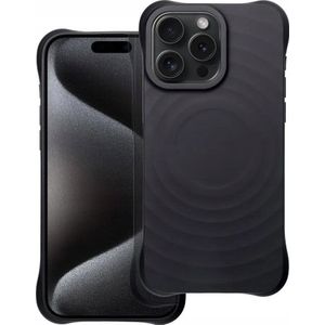 Silicone Zephyr Mag Cover kompatybilny met MagSafe voor IPHONE 14 PRO zwart