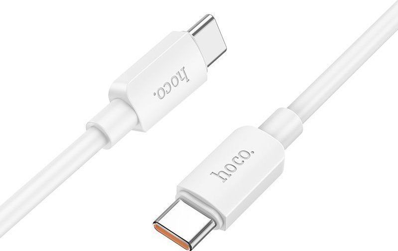 Hoco Kabel USB kabel type C voor type C PD 6A 100W X96 1 m wit