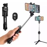Roger Selfie Stick + Tripod Stand met Bluetooth Remote Control