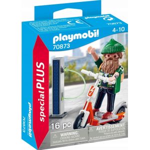 PLAYMOBIL Special Plus - Hipster met e-scooter (70873)