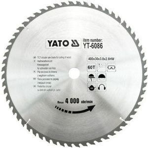 YATO cirkelzaag voor hout 400x30mm 60z (YT-6086)