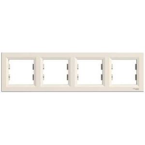 Schneider Electric rand 4-voudig Asfora pozioma kremowa EPH5800423