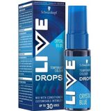 Schwarzkopf _Live Drops zmywalna farba voor haar Crystal blauw 30ml