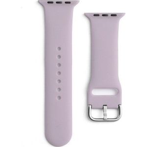 Hurtel Silicone Strap APS siliconen band voor Watch Ultra / 8 / 7 / 6 / 5 / 4 / 3 / 2 / SE (49 / 45 / 44 / 42mm) band armband voor zegarka paars