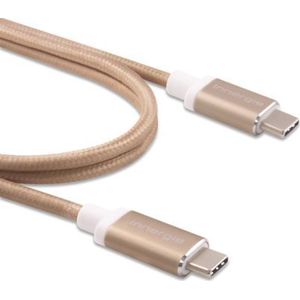 Innergie USB cable USB-C - USB-C 1 m Gold (308217540)