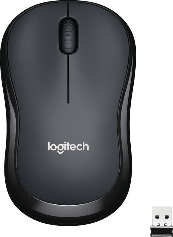Logitech muis M220 Silent (910-004878) + Studio Series - MID grijs (956-000052)